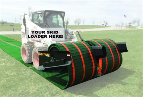 slat tracks skid steer|slattrax ground protection system.